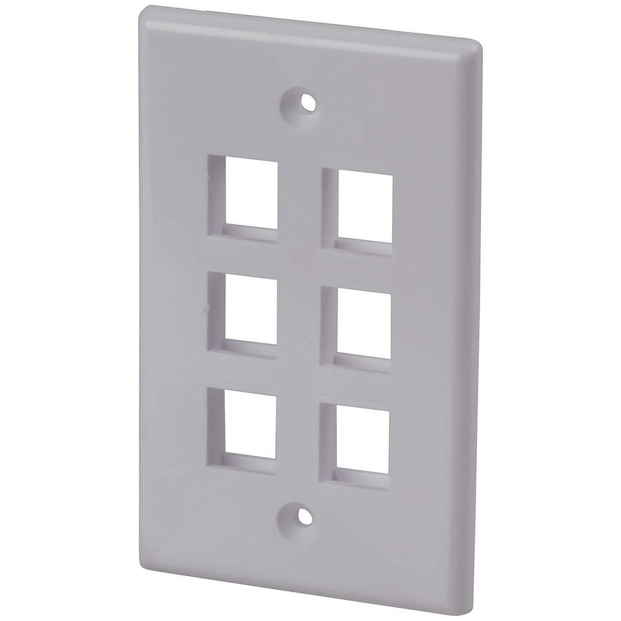 Keystone Wall Plate 6 Way