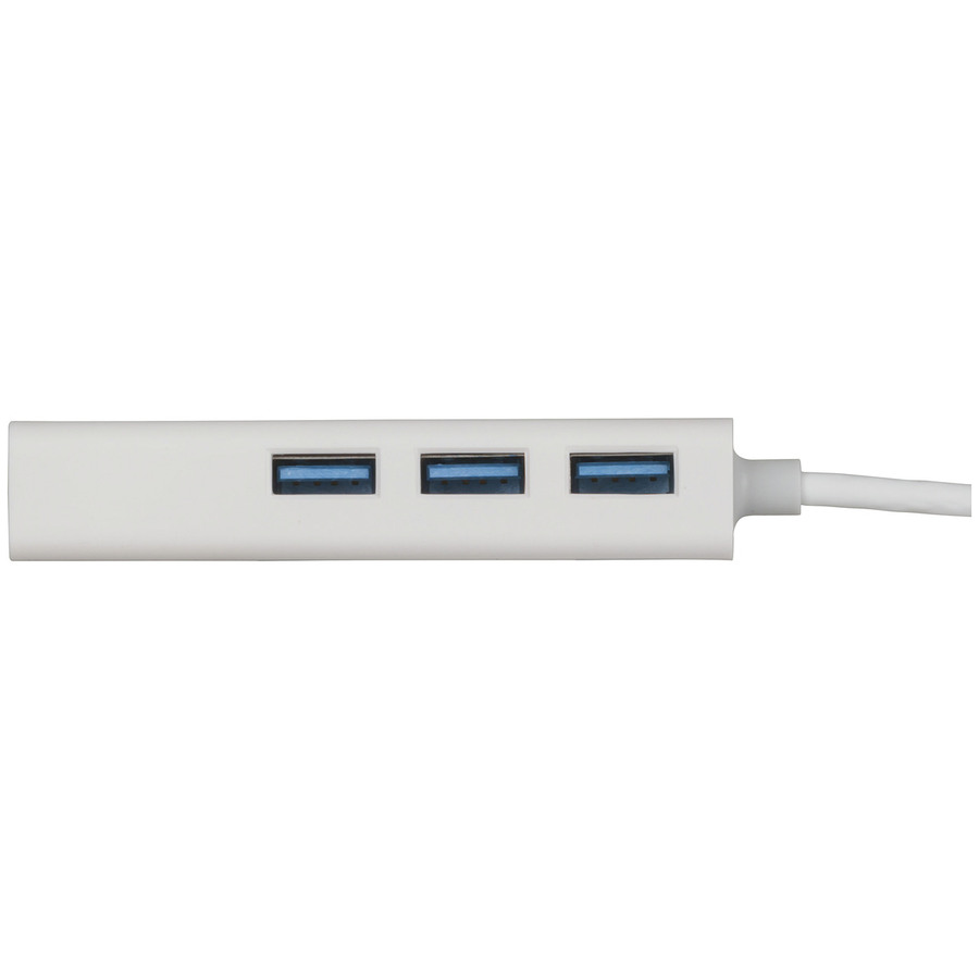 USB Type-C Gigabit Network Adaptor with 3 Port USB 3.0 Hub 