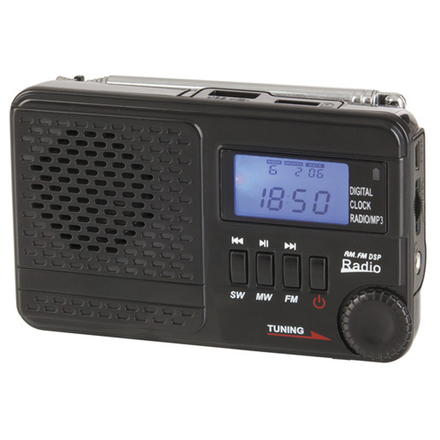 AMFMSW Rechargeable Radio with MP3