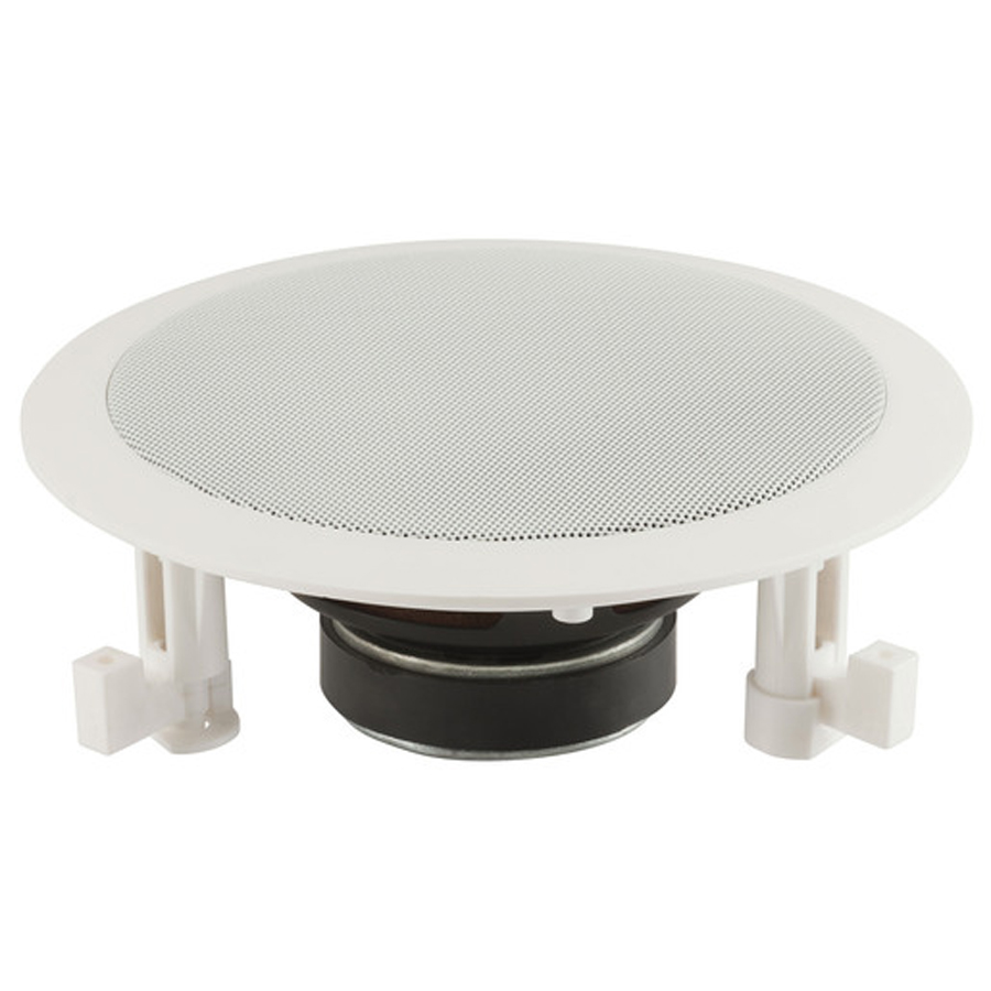 In-Ceiling 2 Way 5.25" Speaker with Fixed Tweeter 