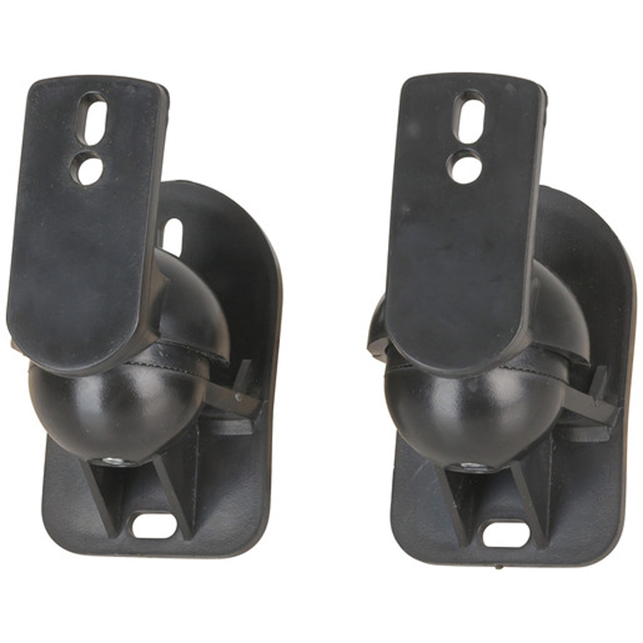 Adjustable Tilt and Swivel Speaker Wall Bracket Pair 