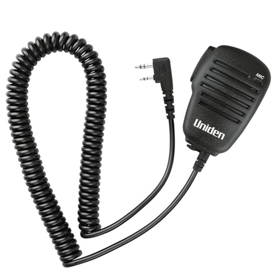 Uniden Speaker Microphone to suit the models UH810S  UH820S  UH835S and UH850S UHF Handheld Radios 