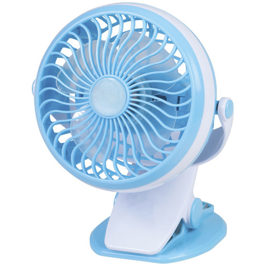 Mini Rechargeable Fan with Clamp Mount 