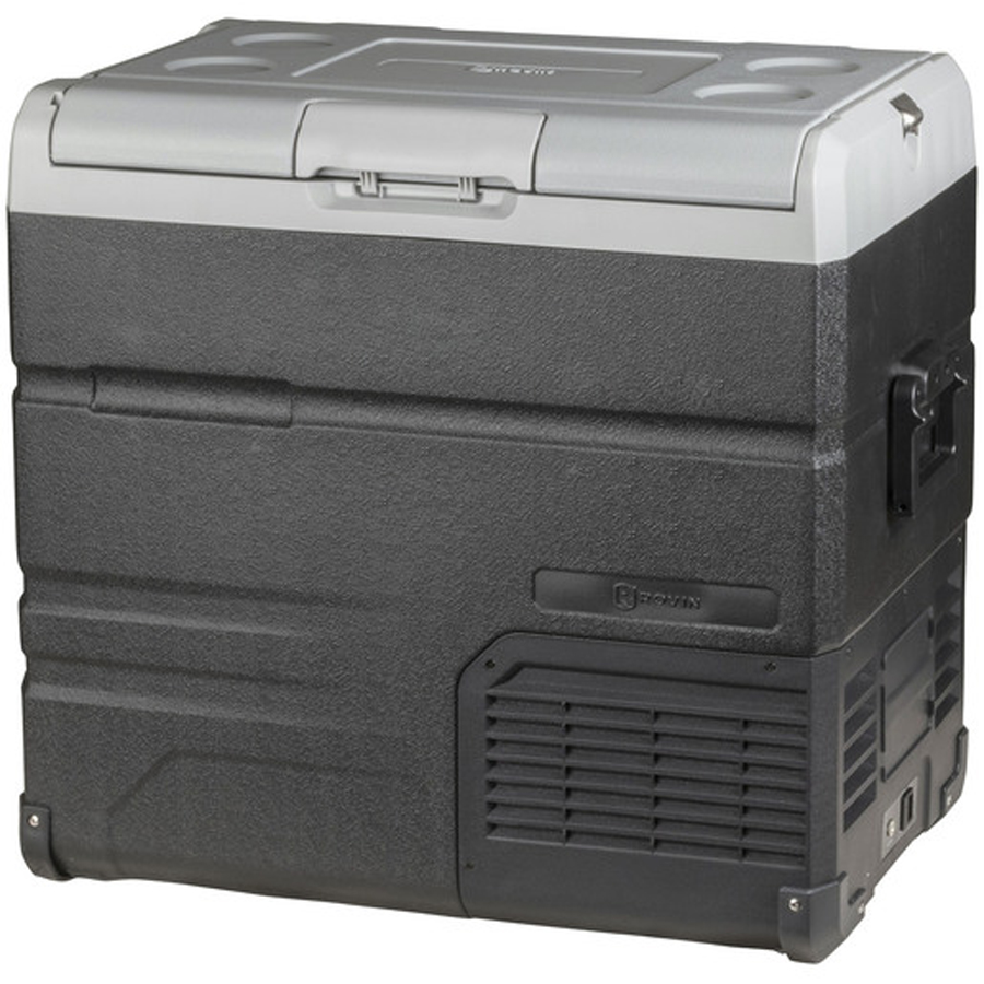 55L Rovin Portable Dual Zone Fridge with Solar and Battery Compartment 