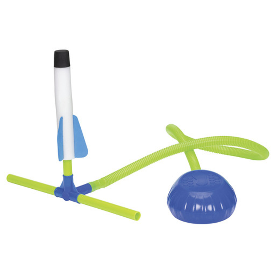 Air Powered Rocket Launcher with LED Rockets 