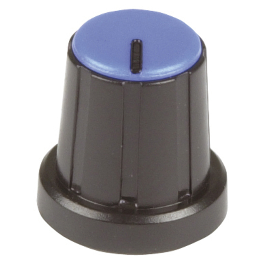 Blue Push On Style Knob 
