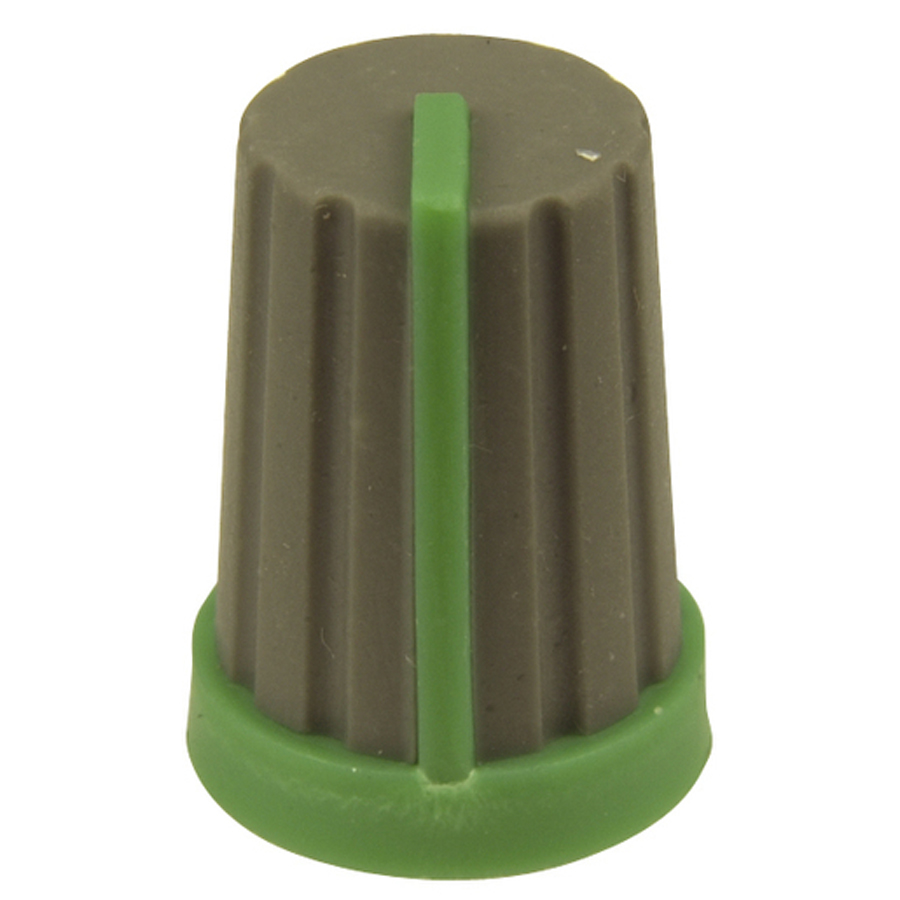 Knob Plastic Push On 18T Spline - GreyGr 