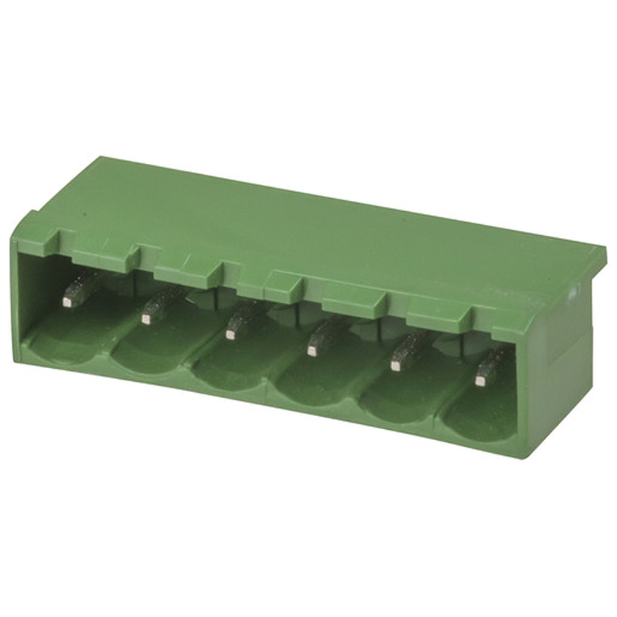 6 Pole PC Mount Pluggable Header - 5.08mm - Vertical 