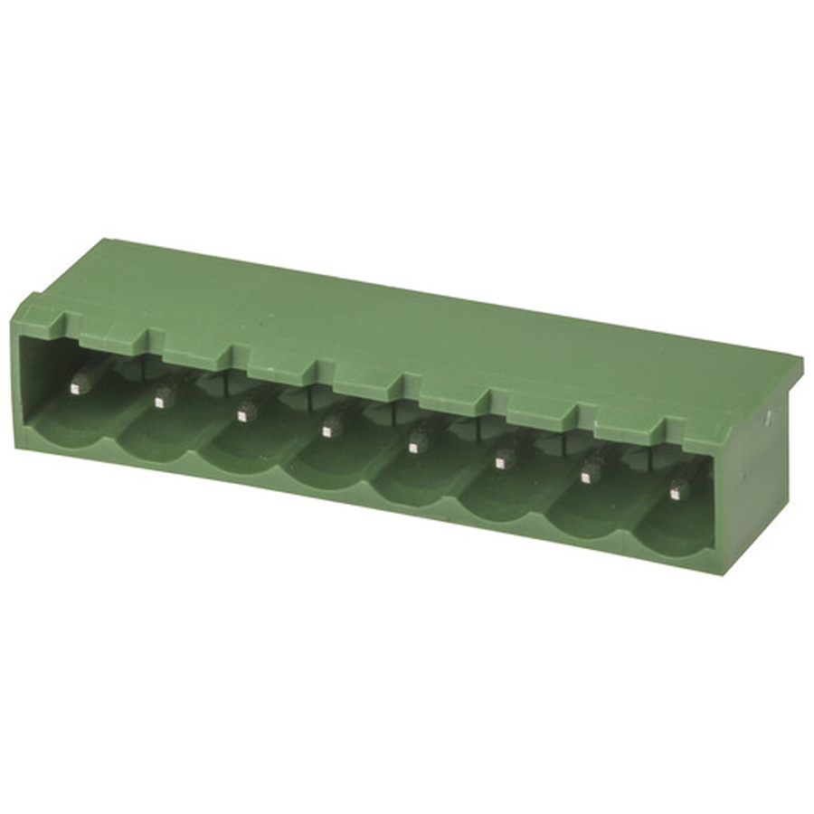 8 Pole PC Mount Pluggable Header - 5.08mm - Vertical 