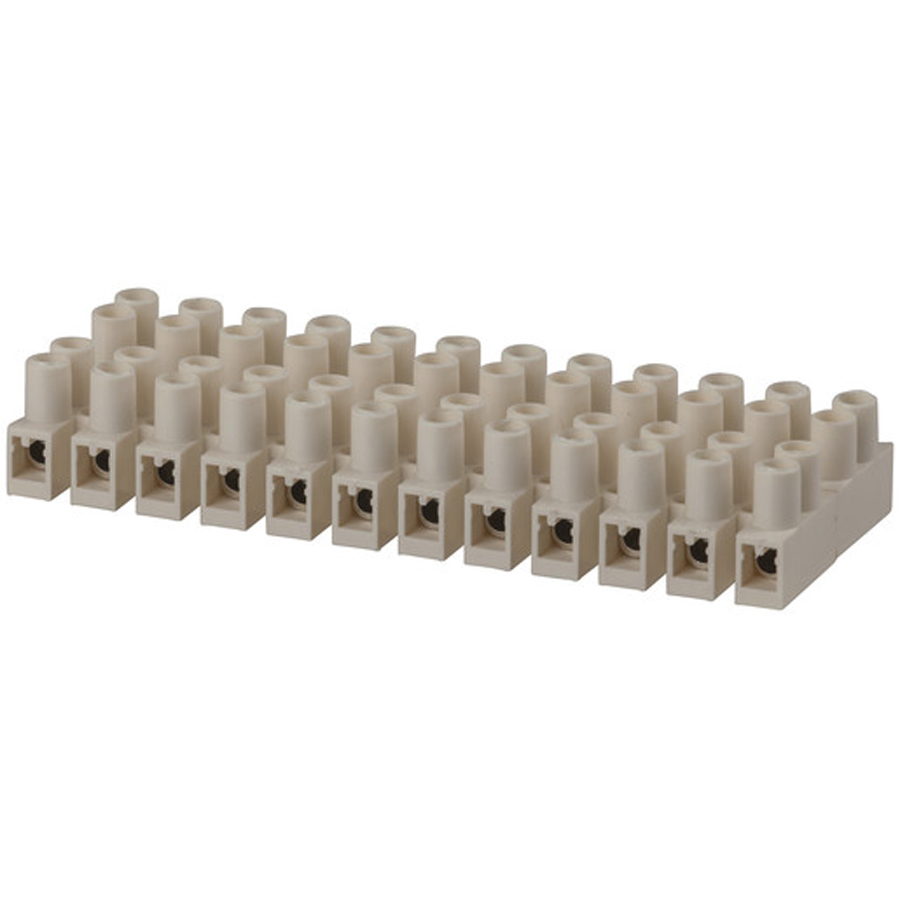 PlugSocket 12-way Screw Terminal Strip 