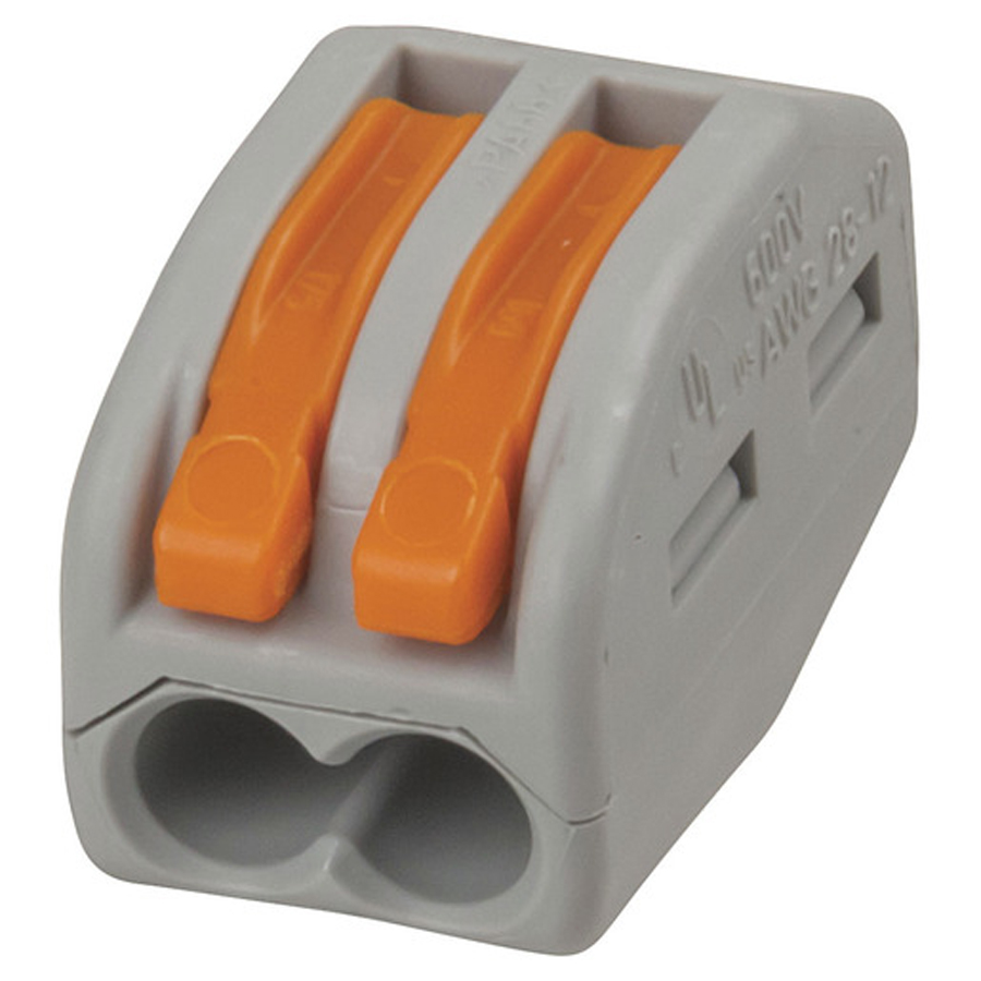 2 Way WAGO Splice Terminal Block 