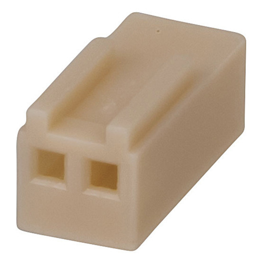 2 Pin 0.1 Header with Crimp Pins - 2.54 pitch 