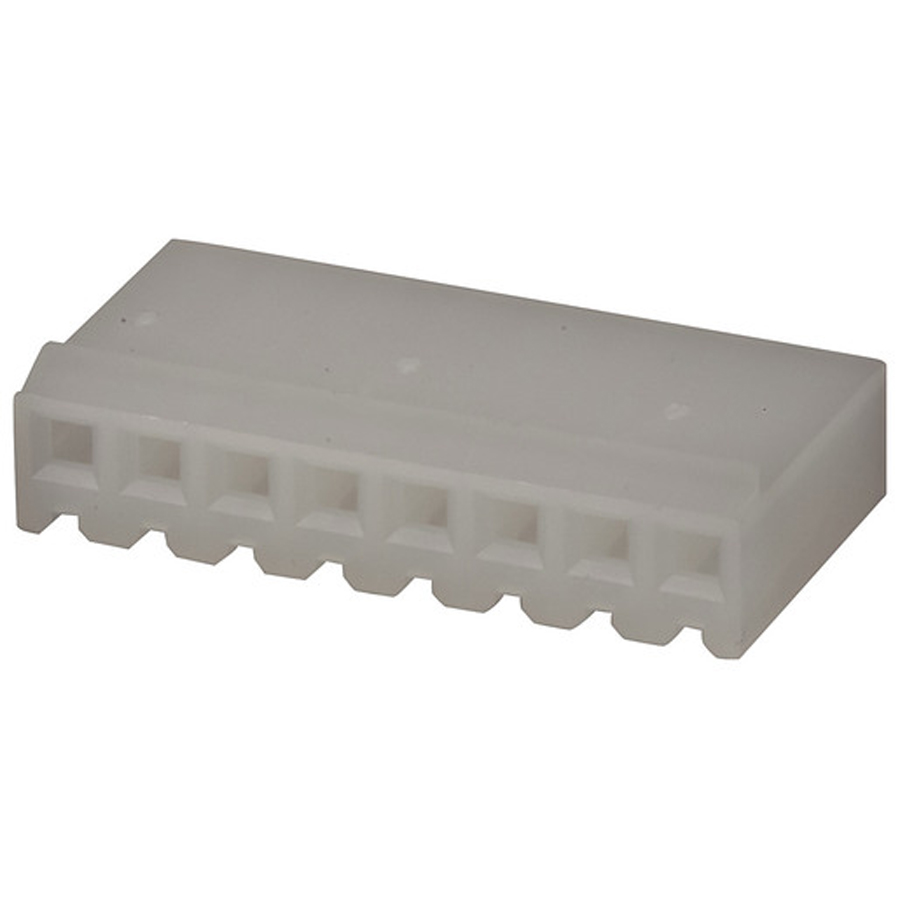 8 Pin 0.156 Header with crimp pins - 3.96 pitch 