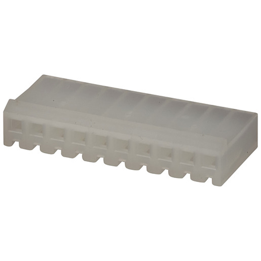 10 Pin 0.156 Header with crimp pins - 3.96 pitch 