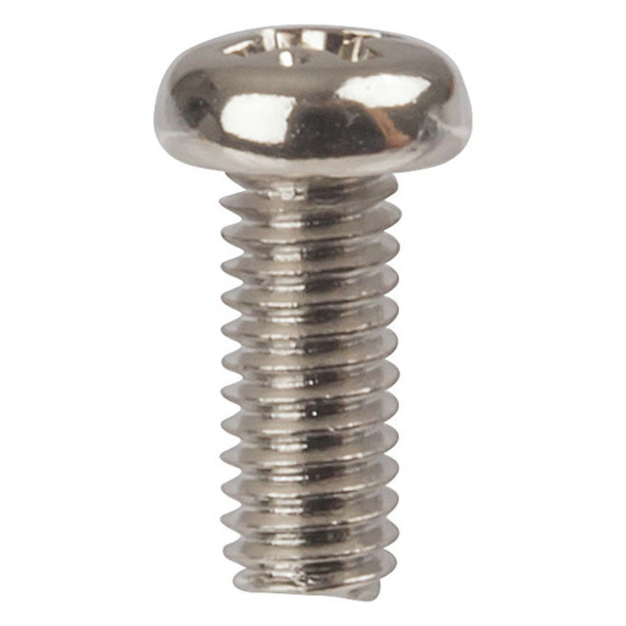 10mm x M4 Round Phillips Head Steel Screws - Pk.25 