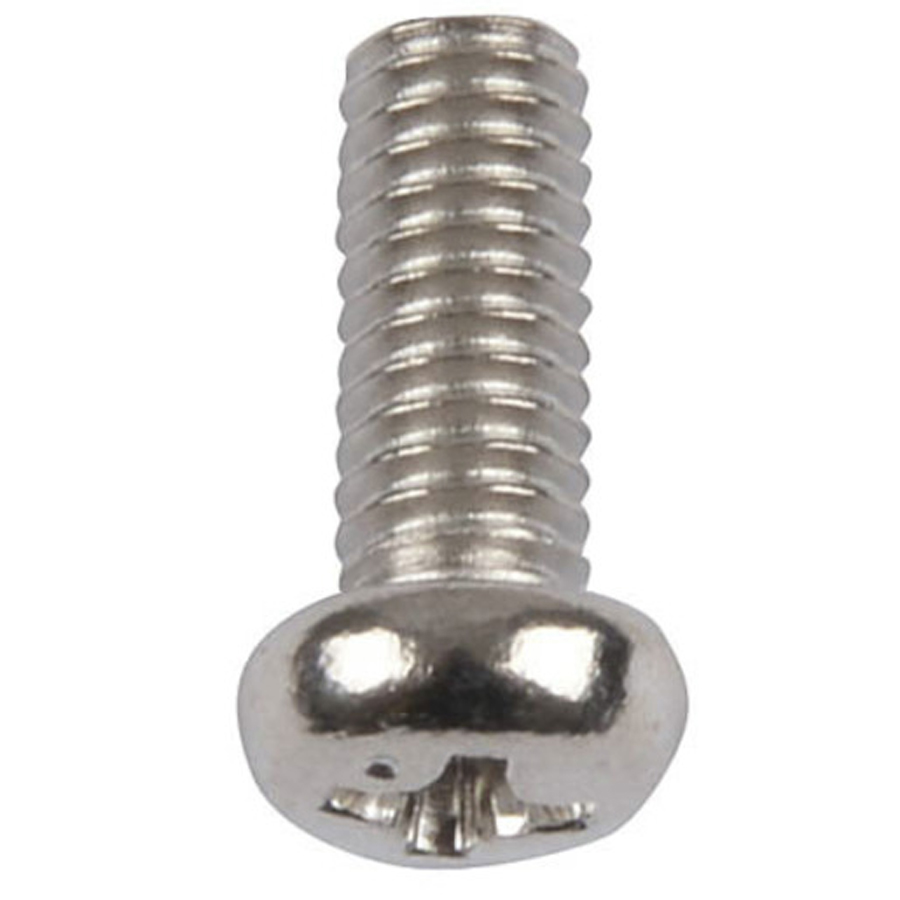 10mm xM4 Round Phillips Head Steel Screw -Pk.200 