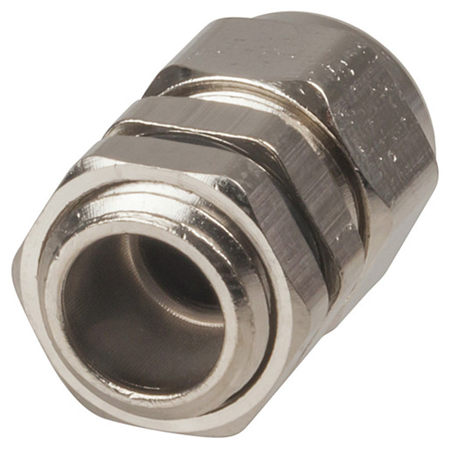 IP68 Nickel Plated Copper Cable Glands 3 to 6.5mm Pack of 2 