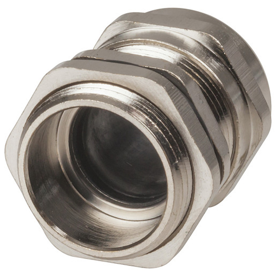IP68 Nickle Plated Copper Cable Glands 10 to 14mm Pack of 2 