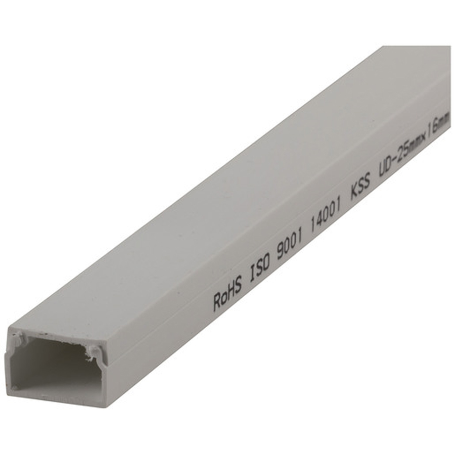 Rectangular Cable Duct - 25 x 16mm - 1m 
