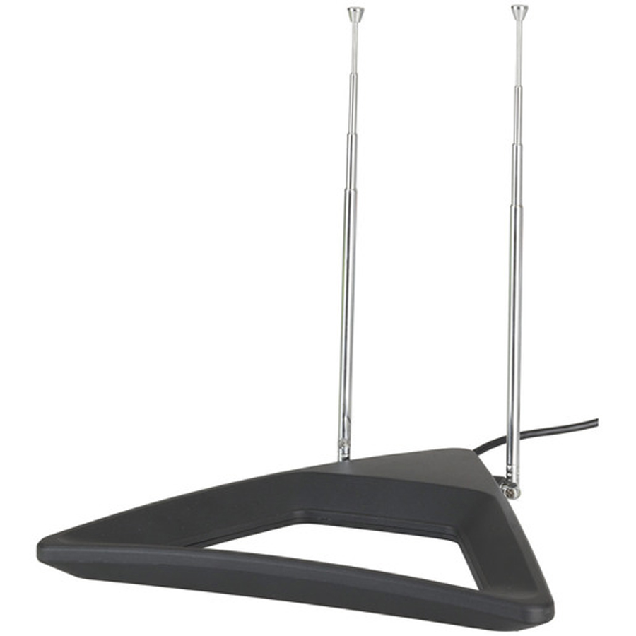 UHFVHF Passive Indoor TV Antenna - Desk or Wall Mount 