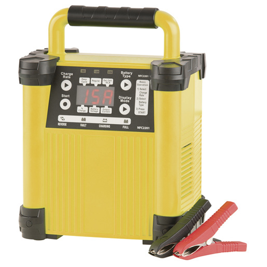 Intelligent 6V12V24V 15A Battery Charger 