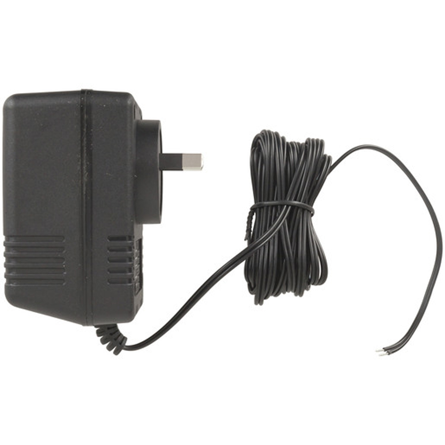 Designed for use with many house alarm panels and various doorbell systems where AC power is require