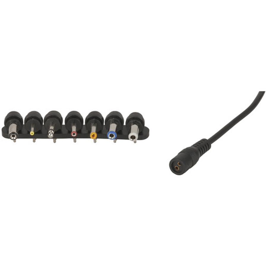 9VAC 1A Unregulated Power Supply 7DC Plugs 