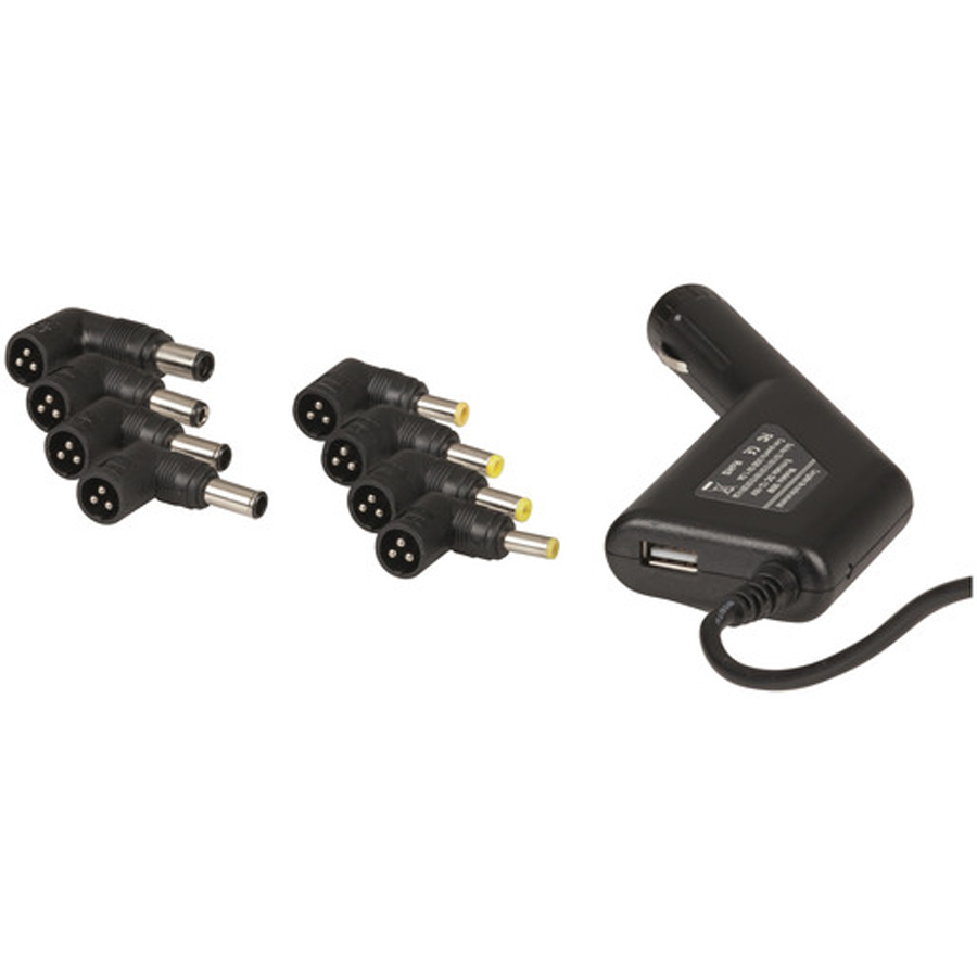 90W Car Laptop Power Supply with USB 