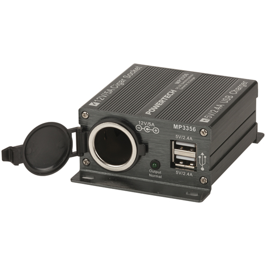 24V to 12V DC-DC Converter 5A with USB Charge 