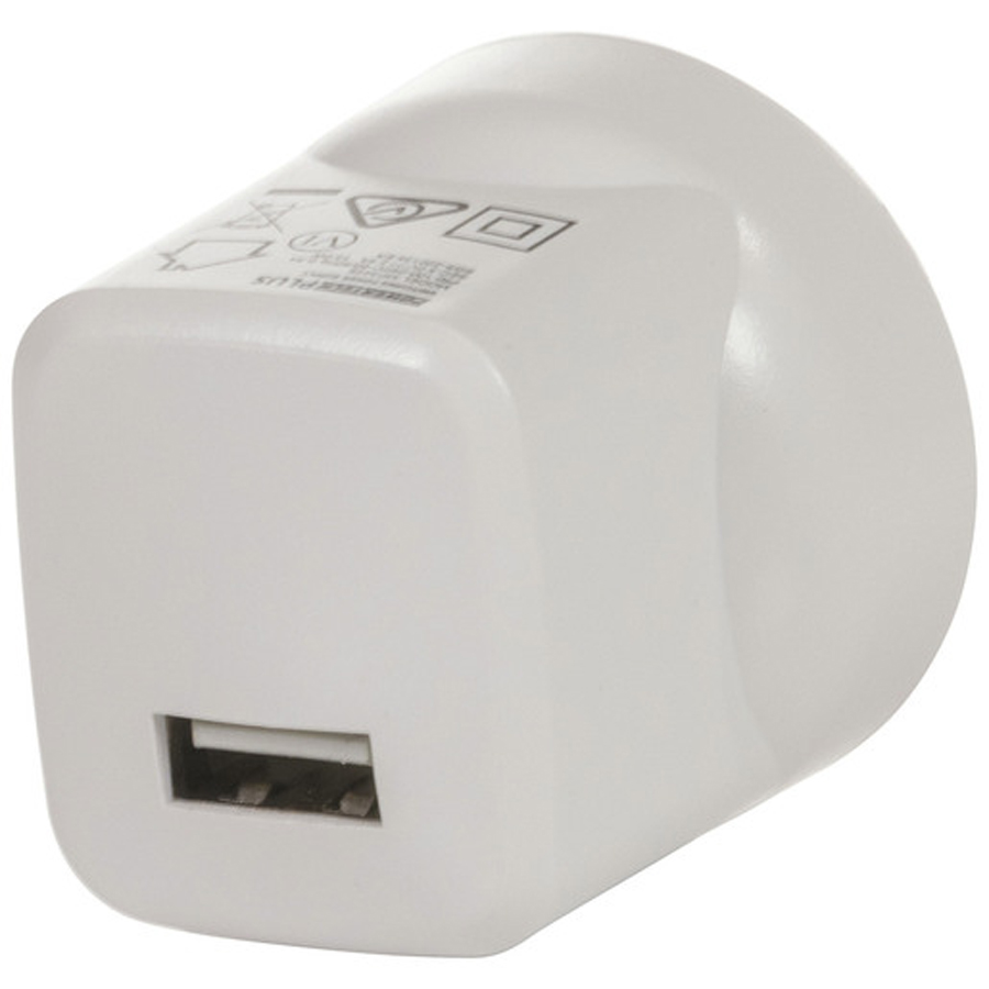 Mains USB Mini Power Adaptor - 2.4A 