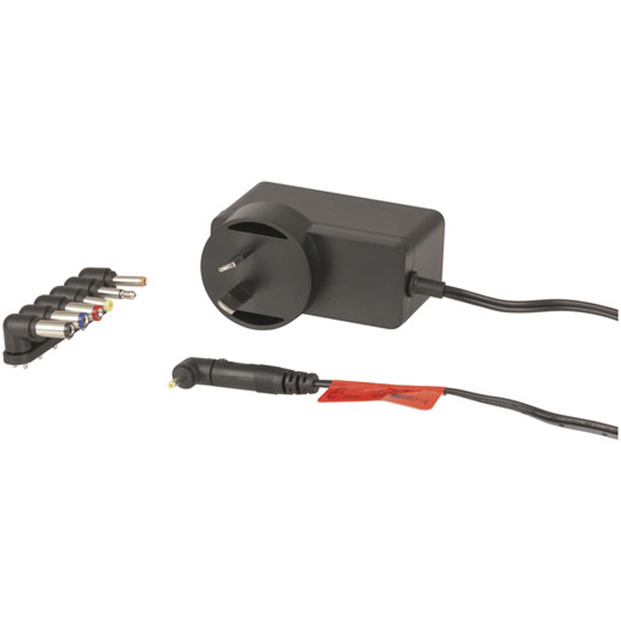 9V DC 1.66A Slim Power Supply 7DC Plugs 