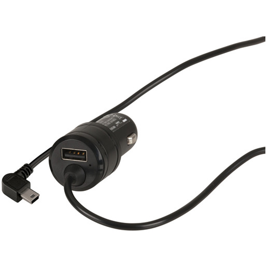 In-Car Charger for Dash Camera and GPS Navigation 