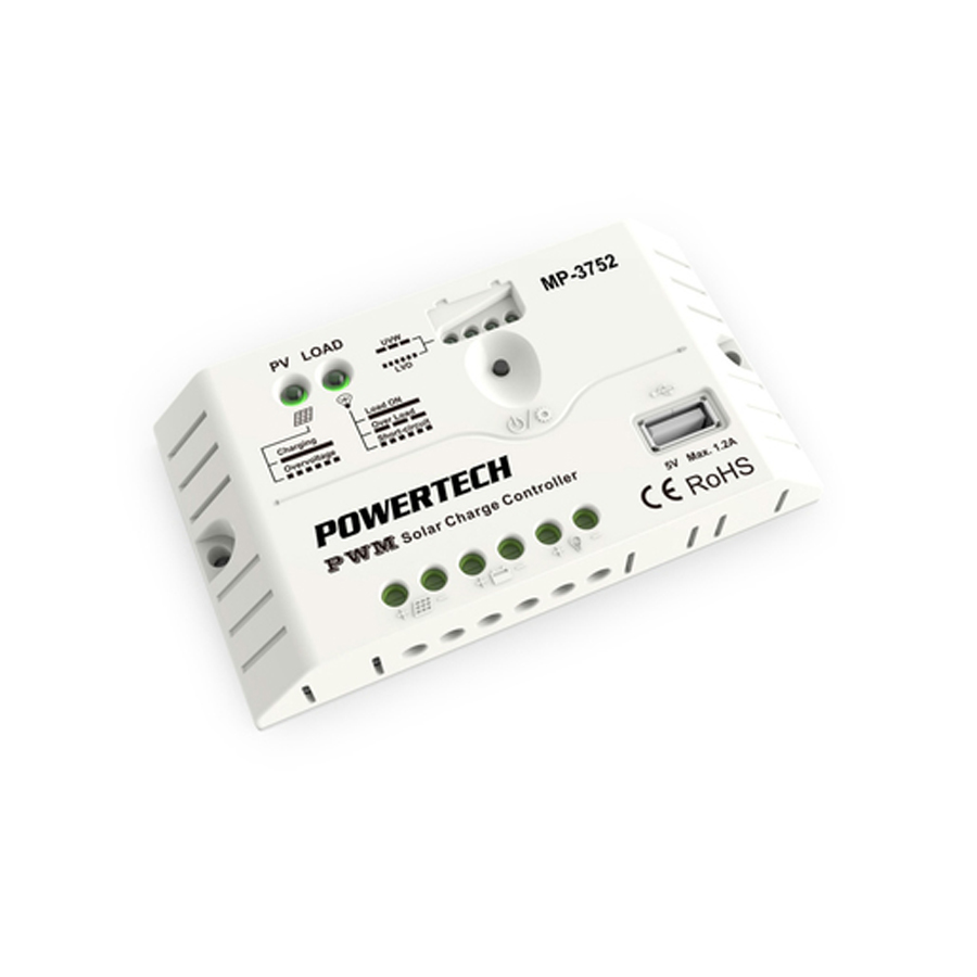 1224V 20A Solar Charge Controller with USB 