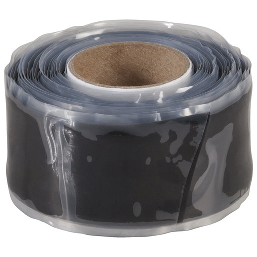Black Self-Fusing Silicon Tape 25mm x 3m 