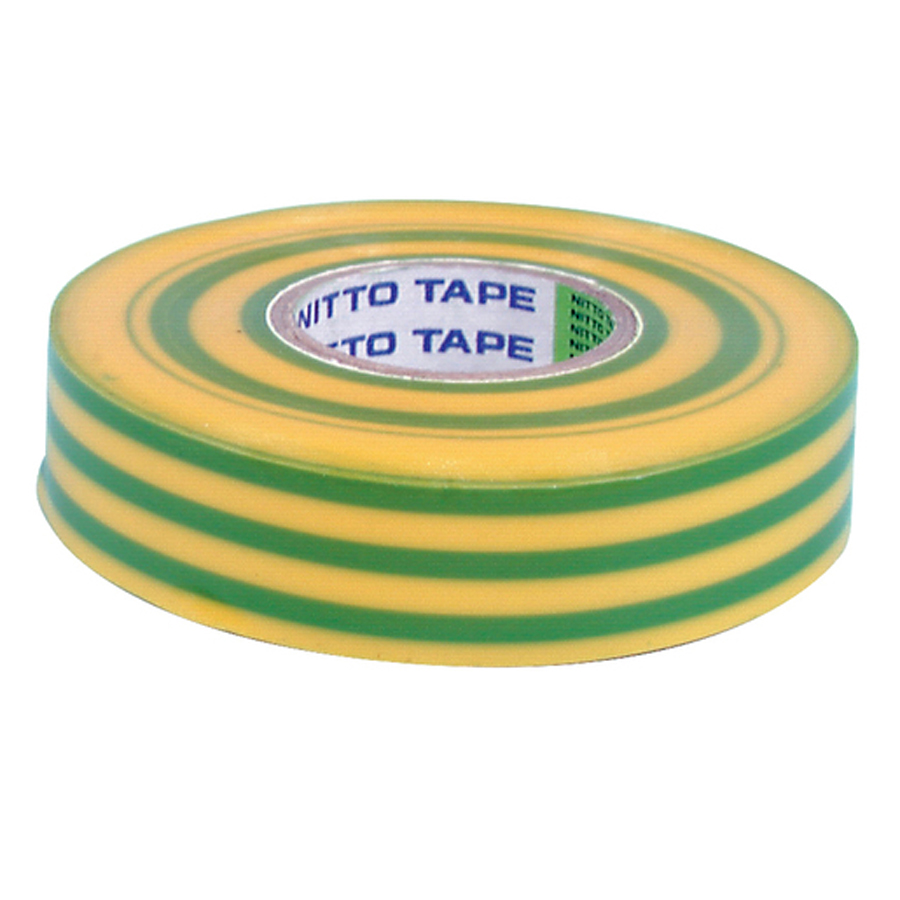 Nitto Insulation Tape - YellowGreen 20m Roll 