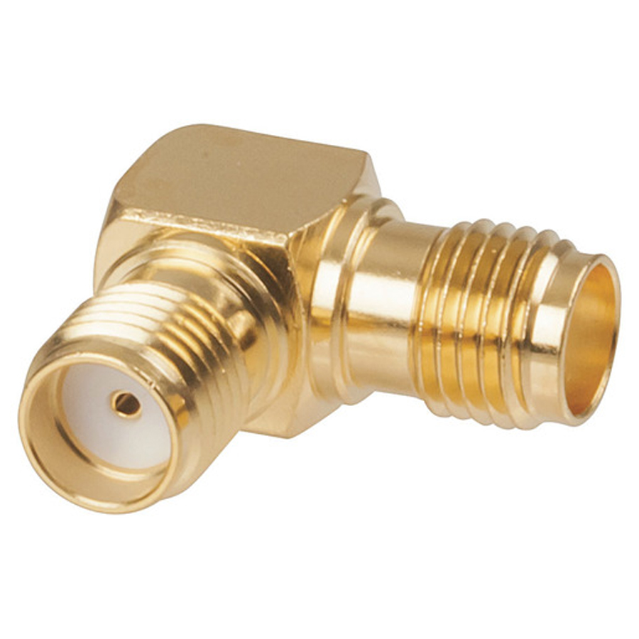 Right Angle SMA Socket to SMA Socket Adaptor 