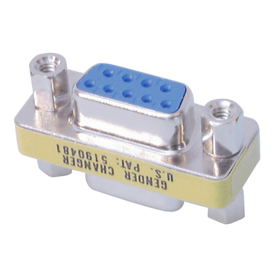 D9 Female - D9 Female Gender Changer Adaptor 