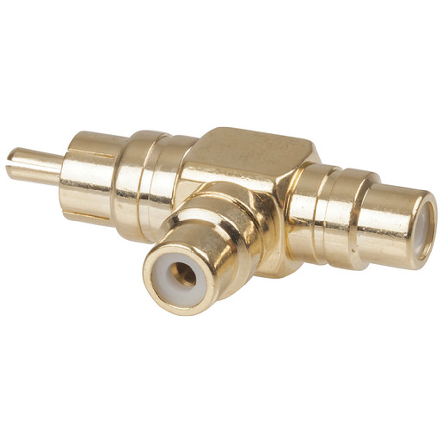 RCA Gold Double Adaptor 