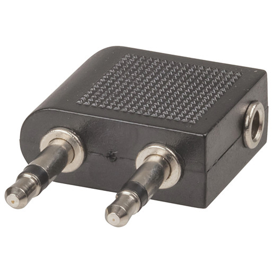 3.5mm Stereo Socket to 2 X 3.5mm Mono Plug 