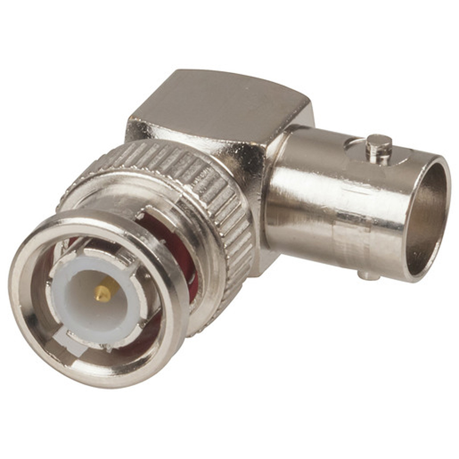 Adaptor BNC Plug to BNC Socket Right Angle 