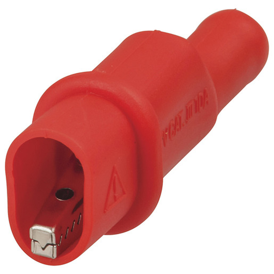 4mm Banana Socket to Alligator Clip - Red 