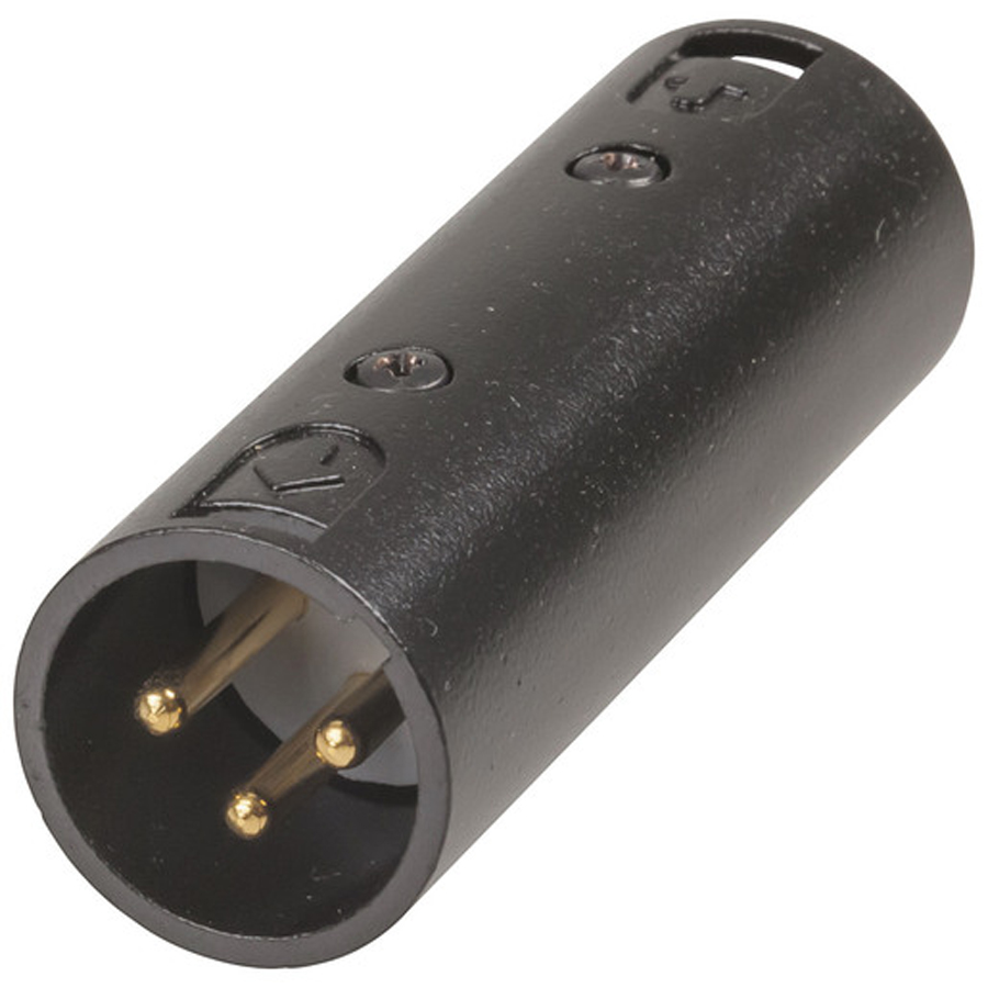 3 Pin MaleMale Cannon type Adaptor 