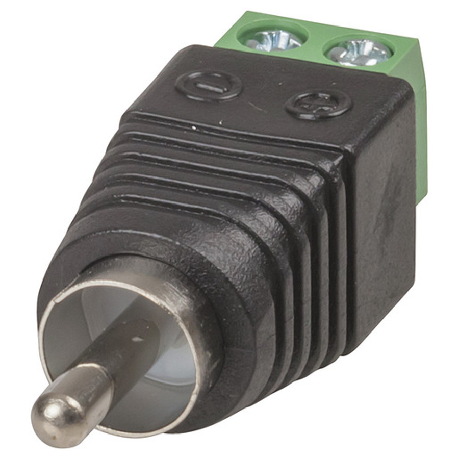 RCA Plug with Screw Terminals 