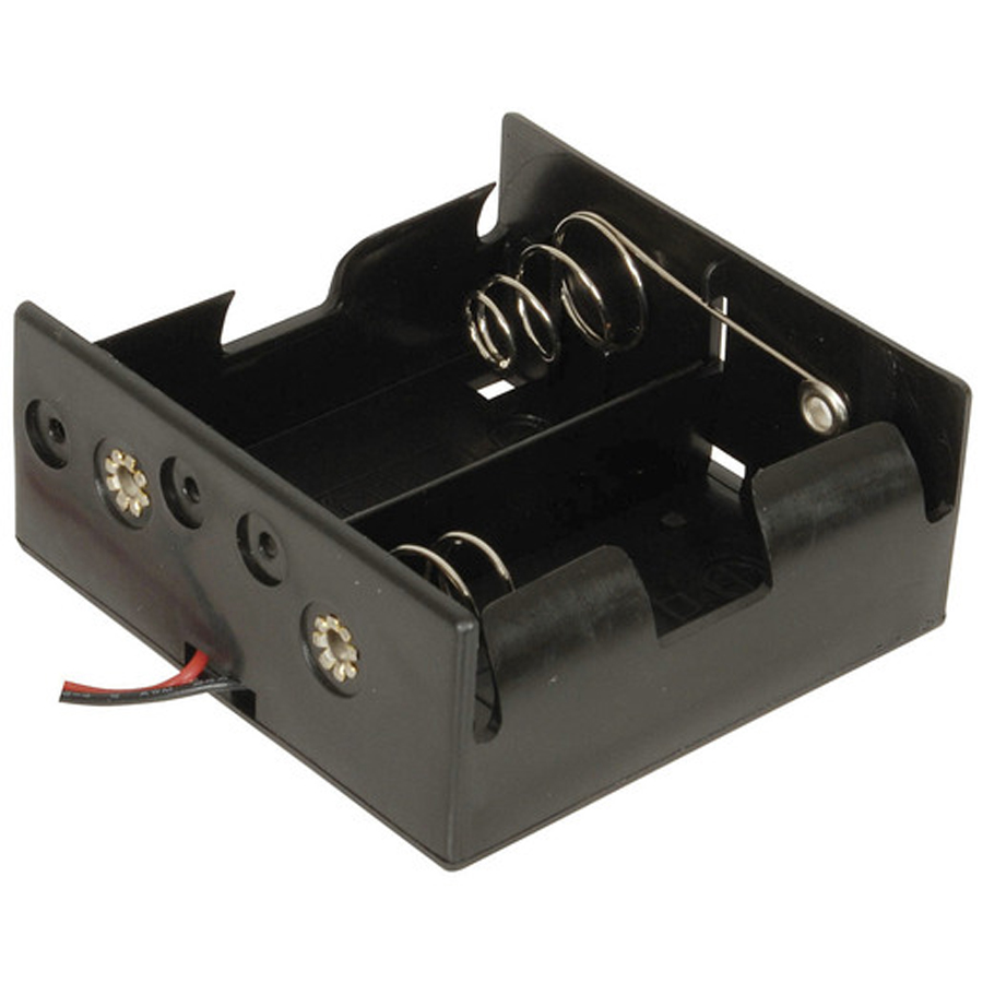 2 X D CELL SIDE BY SIDE Battery Holder 
