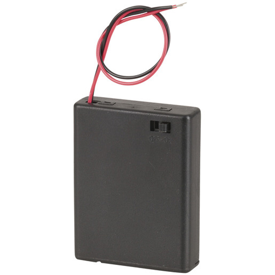 4 x AAA Switched Battery Enclosure 