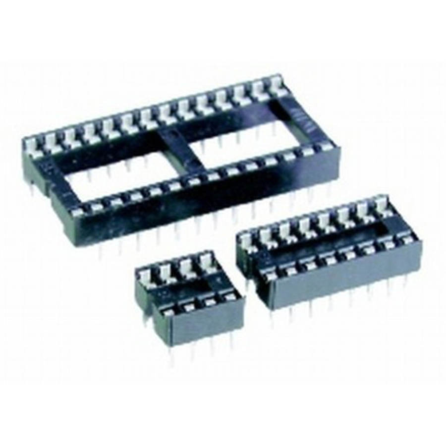 28 Pin Production (Low Cost) IC Socket 