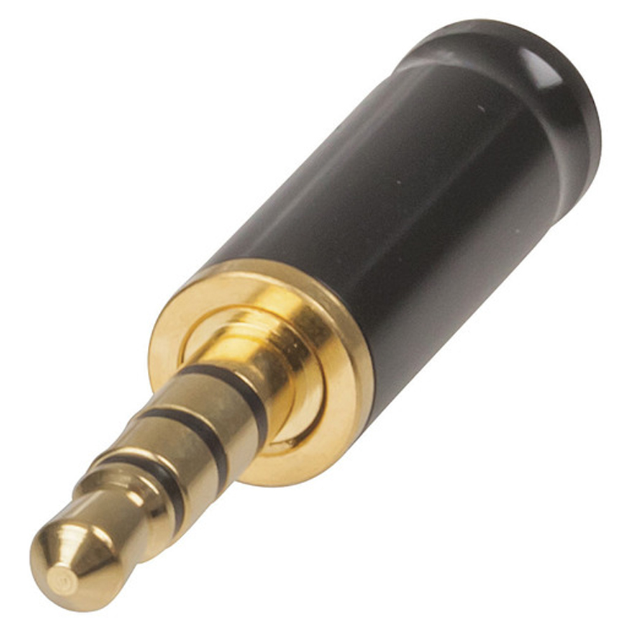 Slimline 3.5mm 4-Pole Gold Plug 