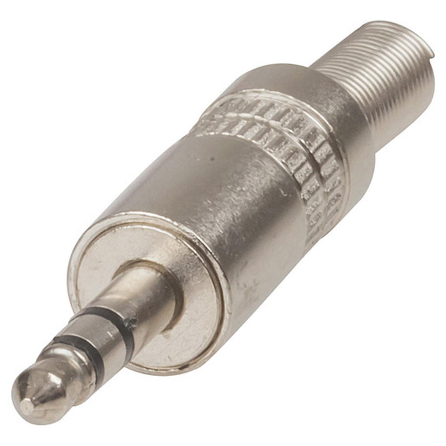 3.5mm Stereo METAL Plug WITH SPRING 