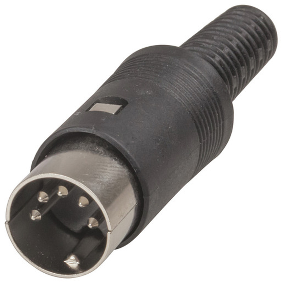 5 Pin DIN Line Plug 