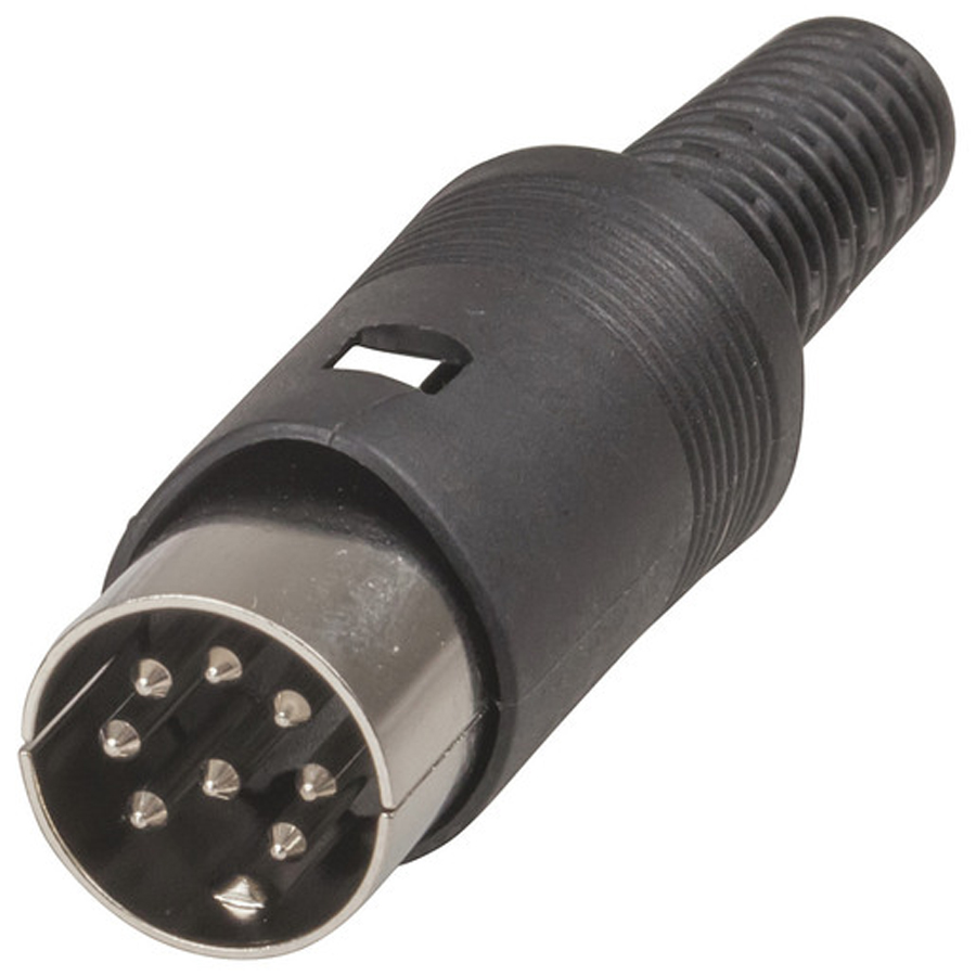 8 Pin DIN Line Plug 